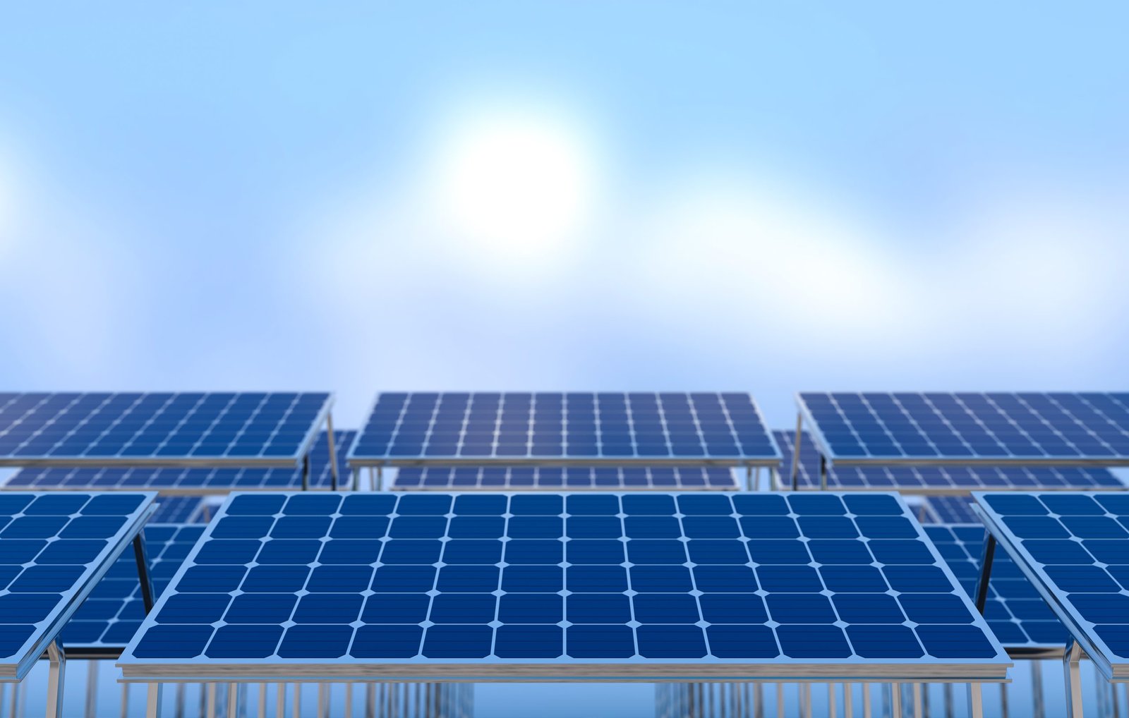 solar panels, Green energy concept.
